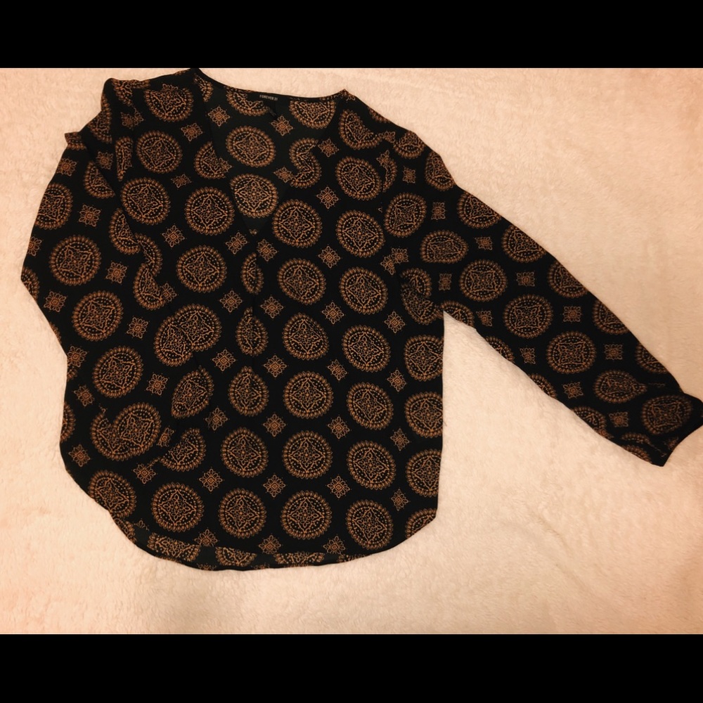 Forever 21 long sleeve blouse